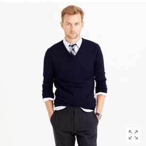 Mens J Crew Slim fit Merino Wool Sweater